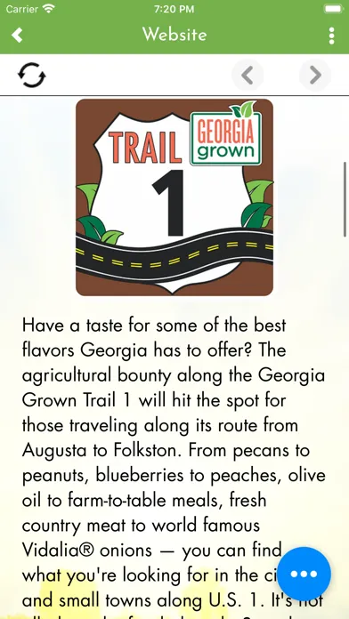 Georgia Grown Trails 스크린샷