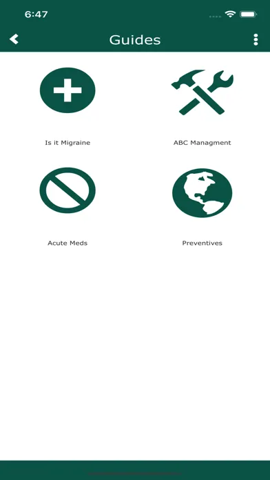 Capturas de pantalla de National Headache Foundation©