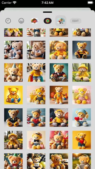 Gummy Bear Stickers Pack Screenshots