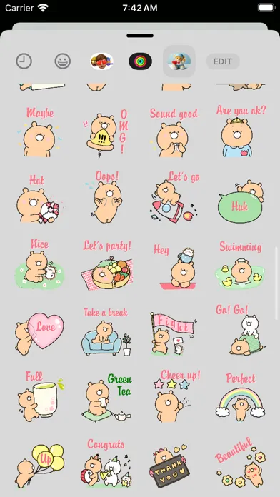 Gummy Bear Stickers Pack Screenshots