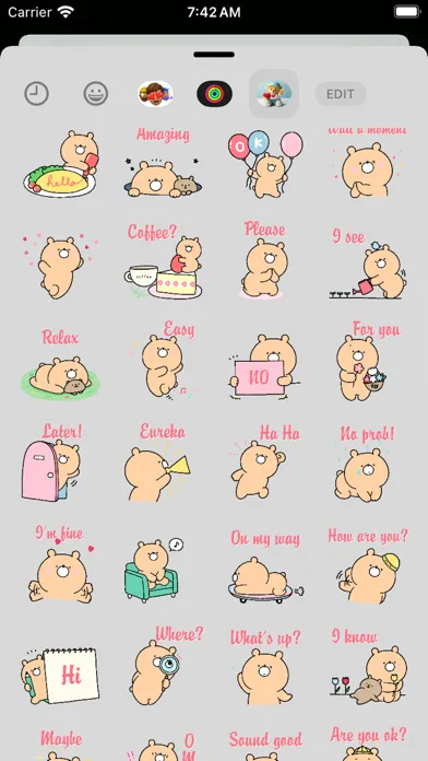 Gummy Bear Stickers Pack Screenshots