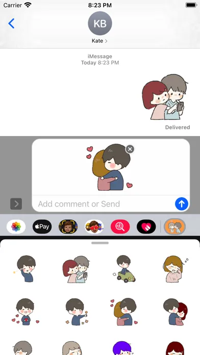 Скриншоты Boy and Girl Stickers