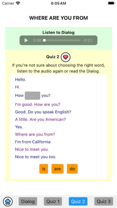 Captures d'écran de Daily English Conversation