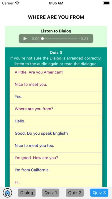 Captures d'écran de Daily English Conversation