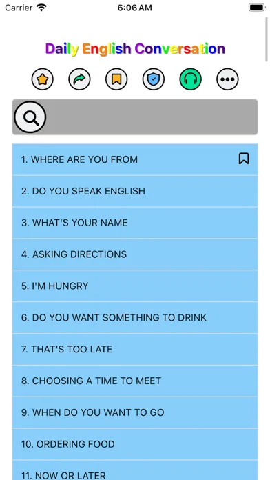 Captures d'écran de Daily English Conversation