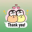 Cute Penguin 7 Stickers pack