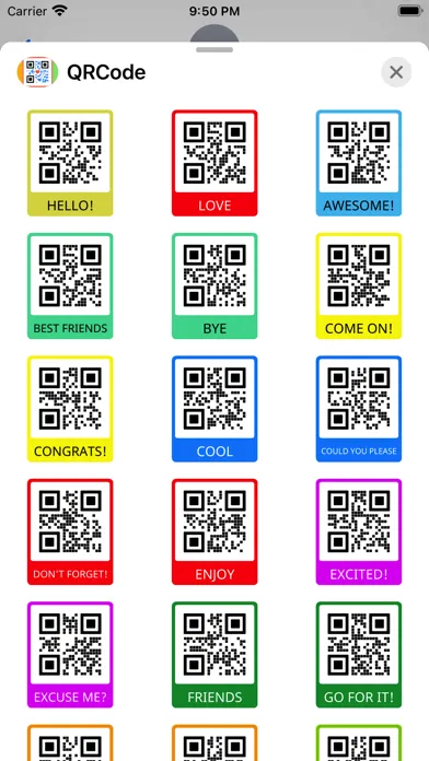 QR Code Stickers Pack应用截图