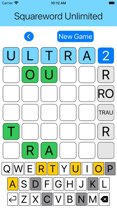 Squareword Unlimited Word Game स्क्रीनशॉट