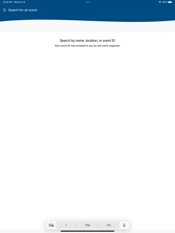Baron Events iPad 应用截图