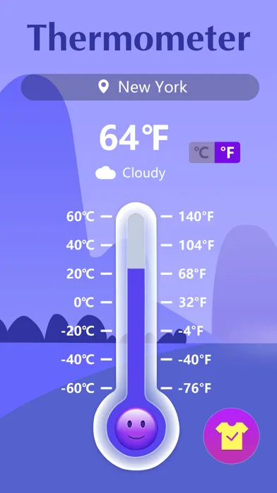 Captures d'écran de Thermometer App