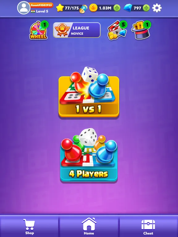 Ludo Vudo - Fun Dice Game iPad 应用截图