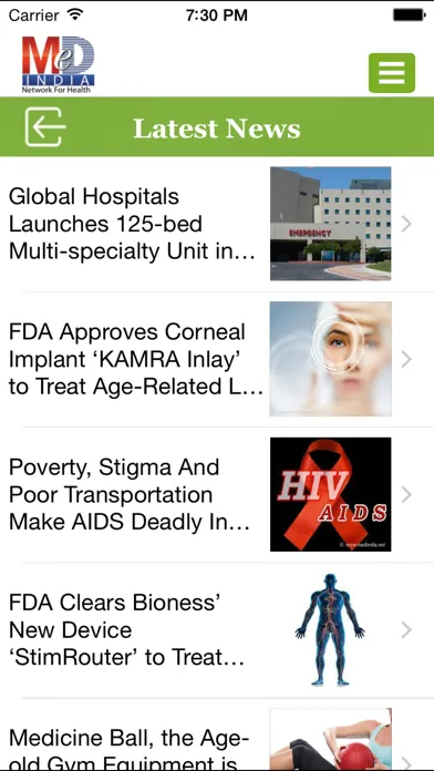Medindia - Health & Wellness Screenshots