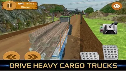 Wood Truck Hill Road Driver 스크린샷
