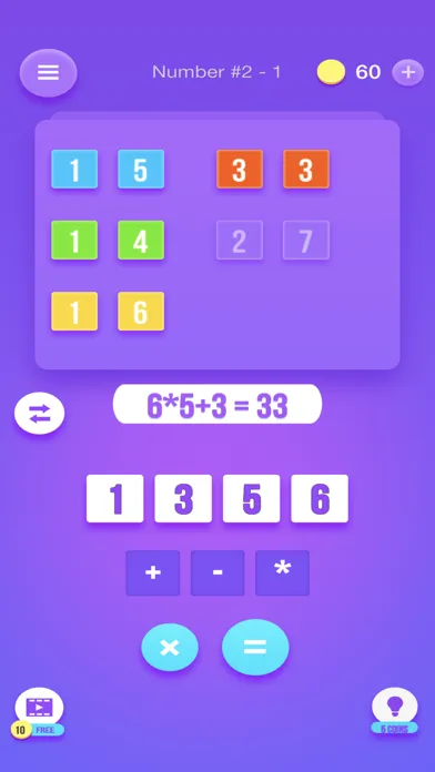 Captures d'écran de Math Games Numbers Connect