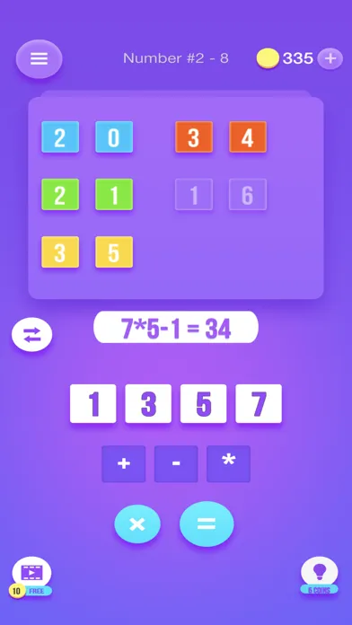 Captures d'écran de Math Games Numbers Connect