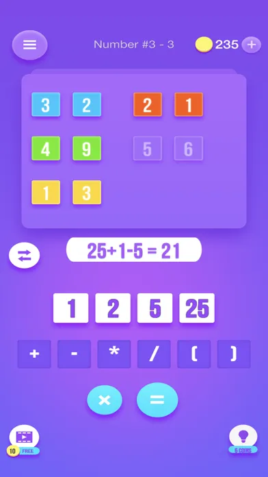 Captures d'écran de Math Games Numbers Connect