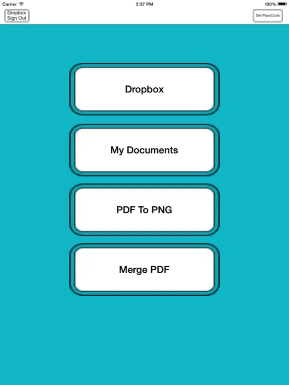 Zrzuty ekranu PDF To PNG Converter iPad 