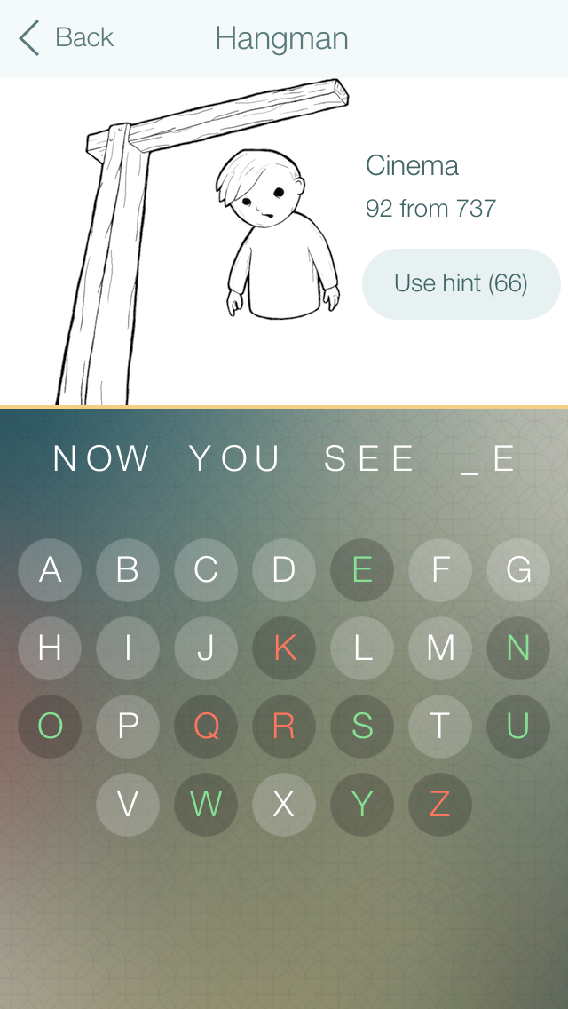 Hangman New - comeback of the classical word guessing game স্ক্রিনশট