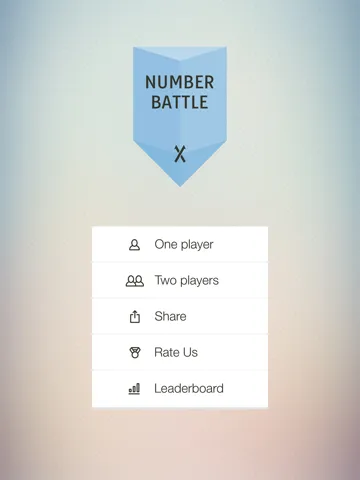 Number Battle - fun game (puzzle) with numbers. Show the erudition, play with friends iPad  Screenshots