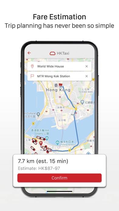 Ảnh chụp màn hình của HKTaxi - Taxi Hailing App