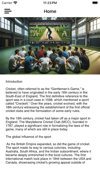 Cricket School & Live Results Screenshots