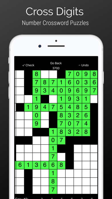 Tangkapan layar Cross Digits