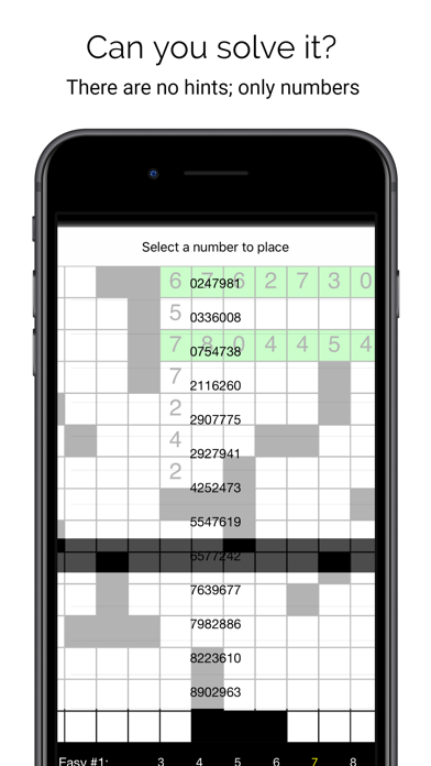 Tangkapan layar Cross Digits