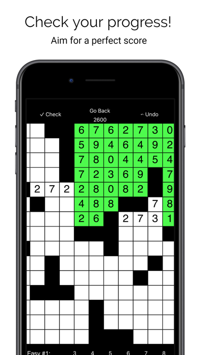 Tangkapan layar Cross Digits