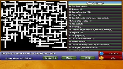 Ảnh chụp màn hình của Crossword Professional HD