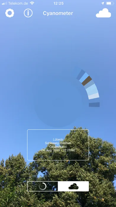 Cyanometer Screenshots