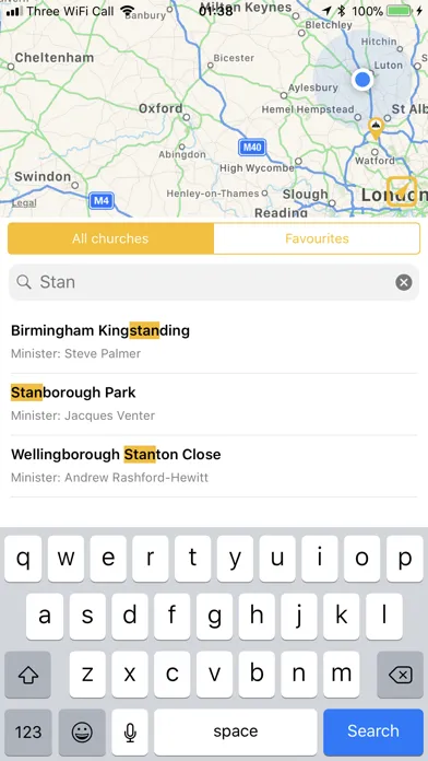 Captures d'écran de Adventist Church Finder