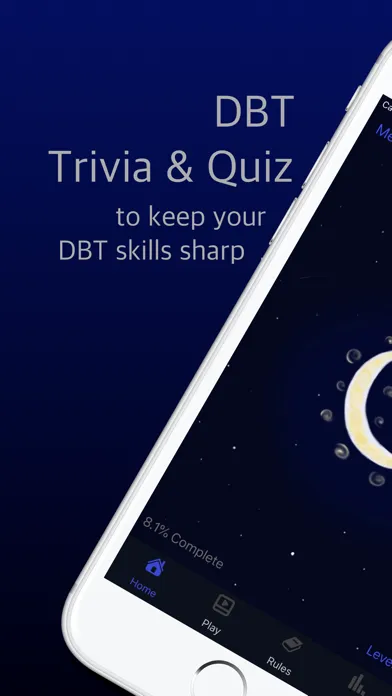 Tangkapan skrin DBT Trivia & Quiz