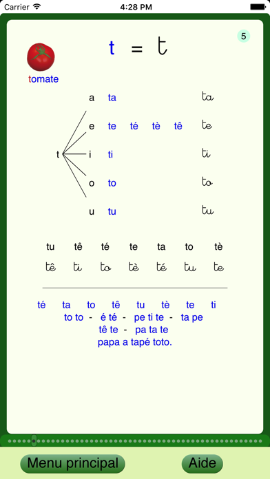 ภาพหน้าจอของ syllABC
