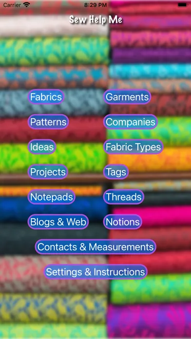 Ảnh chụp màn hình của Sew Help Me