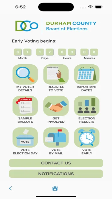 ภาพหน้าจอของ DCo Votes
