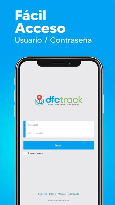 Tangkapan layar DFC Track