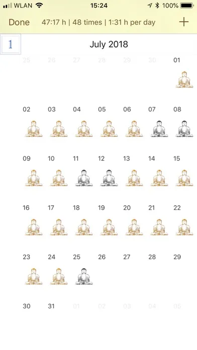Ảnh chụp màn hình của Vipassana Timer (VipaTimer)