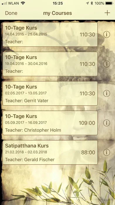 Ảnh chụp màn hình của Vipassana Timer (VipaTimer)
