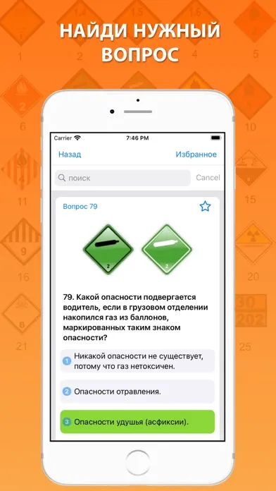 Screenshot di Экзамен ДОПОГ 2024