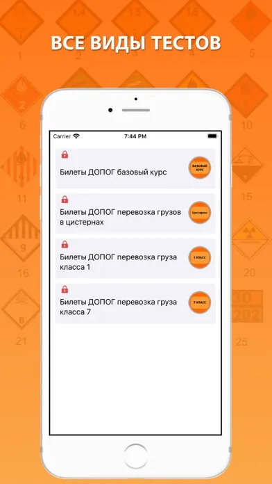 Screenshot di Экзамен ДОПОГ 2024