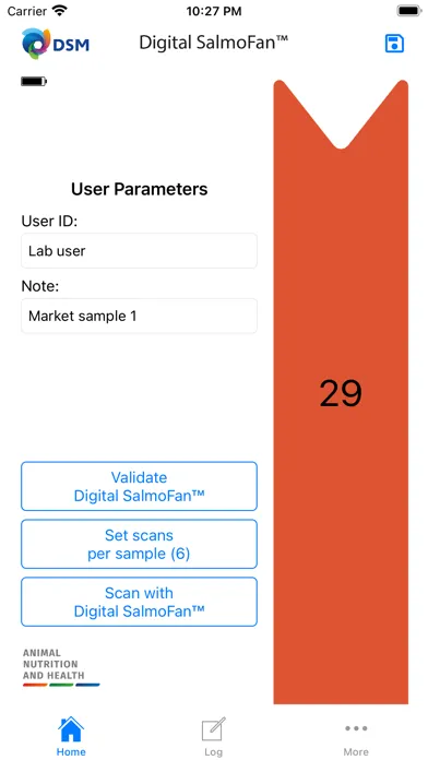 Tangkapan skrin Digital SalmoFan