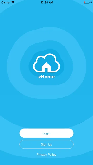 ภาพหน้าจอของ zHome Automation