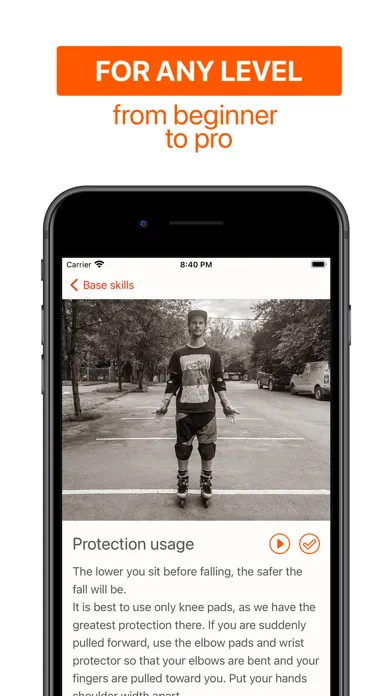 Tangkapan layar Inline Skating Tutorials