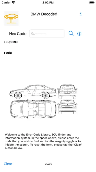 Screenshot di Fault Code Library