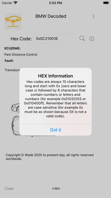 Screenshot di Fault Code Library