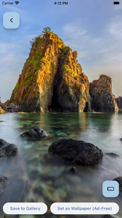 Capturas de tela do Daily Bing Wallpaper