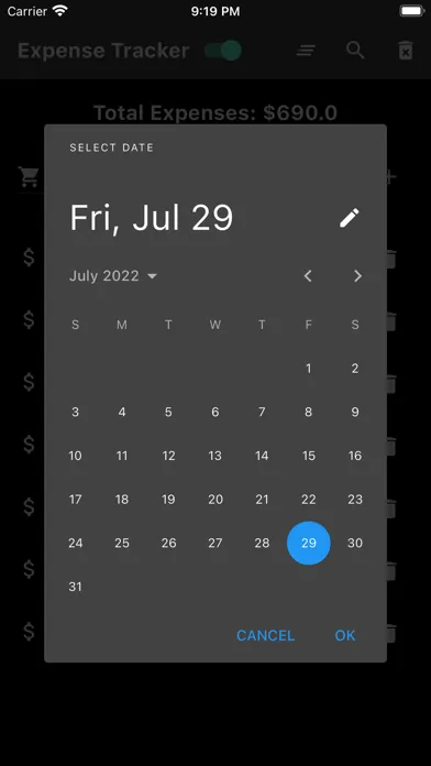 Daily Expenses Calculator Ekran Görüntüleri