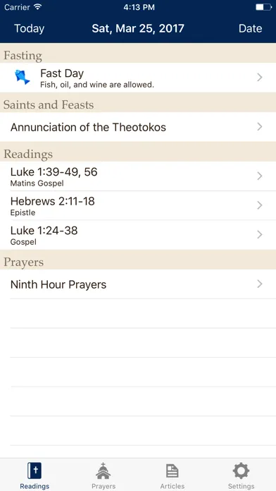 Capturas de pantalla de Daily Readings Lite - Military