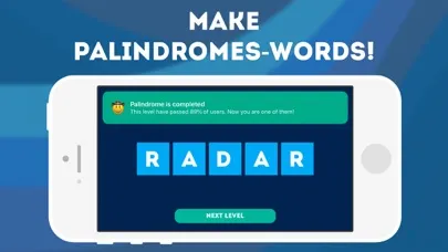 Palindrome — complete all!应用截图