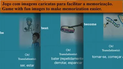 iRRegular Verbs - Português Inglês - English Portuguese Free Screenshots